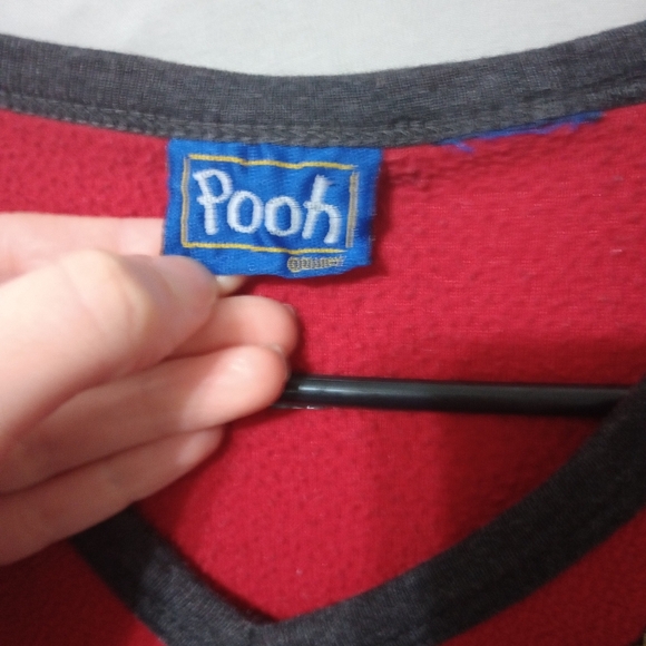 Vintage Winnie The POOH Disney Women's Fleece Pullover Jerry Leigh Size Large - Picture 3 of 8